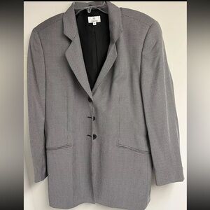 BRAND NEW ZANELLA BLAZER JACKET SIZE 10 CHECKERED BUTTON MADE IN ITALY